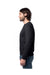 Alternative 8800PF Mens Eco Cozy Fleece Crewneck Sweatshirt Black Side