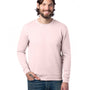 Alternative Mens Eco Cozy Fleece Crewneck Sweatshirt - Faded Pink