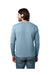 Alternative 8800PF Mens Eco Cozy Fleece Crewneck Sweatshirt Light Blue Back