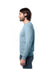 Alternative 8800PF Mens Eco Cozy Fleece Crewneck Sweatshirt Light Blue Side