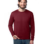 Alternative Mens Eco Cozy Fleece Crewneck Sweatshirt - Currant