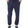Alternative Mens Eco Cozy Fleece Sweatpants w/ Pockets - Midnight Navy Blue