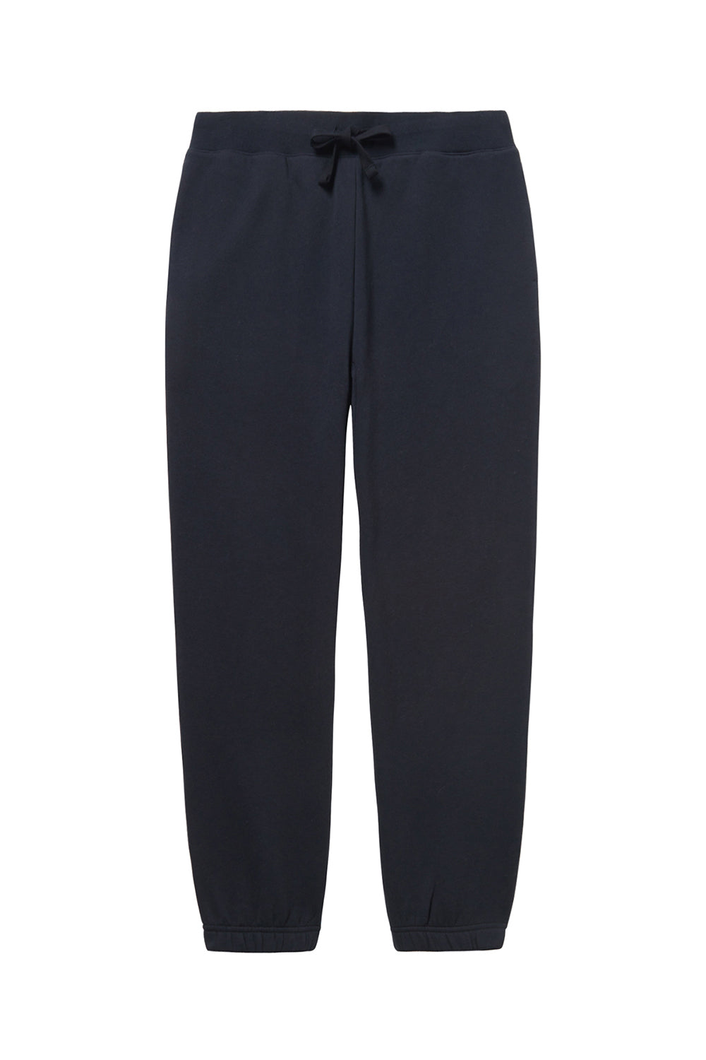 Alternative 8803PF Mens Eco Cozy Fleece Sweatpants w/ Pockets Black Flat Front