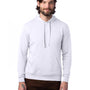 Alternative Mens Eco Cozy Fleece Hooded Sweatshirt Hoodie - White