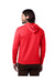 Alternative 8804PF Mens Eco Cozy Fleece Hooded Sweatshirt Hoodie Apple Red Model Back