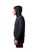 Alternative 8804PF Mens Eco Cozy Fleece Hooded Sweatshirt Hoodie Black Model Side