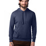 Alternative Mens Eco Cozy Fleece Hooded Sweatshirt Hoodie - Midnight Navy Blue