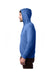 Alternative 8804PF Mens Eco Cozy Fleece Hooded Sweatshirt Hoodie Heritage Royal Blue Model Side