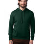 Alternative Mens Eco Cozy Fleece Hooded Sweatshirt Hoodie - Varisty Green