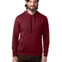 Alternative Mens Eco Cozy Fleece Hooded Sweatshirt Hoodie - Currant