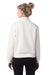 Alternative 8808PF Womens Eco Cozy Fleece Mock Neck 1/4 Zip Sweatshirt Natural Model Back