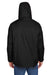 North End 88130 Mens 3-in-1 Water Resistant Full Zip Hooded Jacket Black Model Back