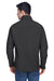 North End 88138 Mens Technical Water Resistant Full Zip Jacket Graphite Grey Model Back