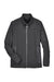North End 88138 Mens Technical Water Resistant Full Zip Jacket Graphite Grey Flat Front