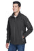 North End 88138 Mens Technical Water Resistant Full Zip Jacket Graphite Grey Model 3q