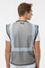 Kishigo B120-131 Unisex EV Series Enhanced Visibility Non-ANSI Vest Grey Model Back