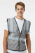 Kishigo B120-131 Unisex EV Series Enhanced Visibility Non-ANSI Vest Grey Model Front