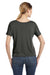 Bella + Canvas BC8816/8816 Womens Slouchy Short Sleeve Wide Neck T-Shirt Black Marble Model Back