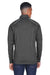North End 88174 Mens Gravity Performance Moisture Wicking Full Zip Fleece Jacket Heather Carbon Grey Model Back