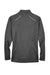 North End 88174 Mens Gravity Performance Moisture Wicking Full Zip Fleece Jacket Heather Carbon Grey Flat Back
