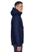 North End 88178 Mens Caprice 3-in-1 Waterproof Full Zip Hooded Jacket Classic Navy Blue Model Side