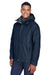 North End 88178 Mens Caprice 3-in-1 Waterproof Full Zip Hooded Jacket Classic Navy Blue Model 3q