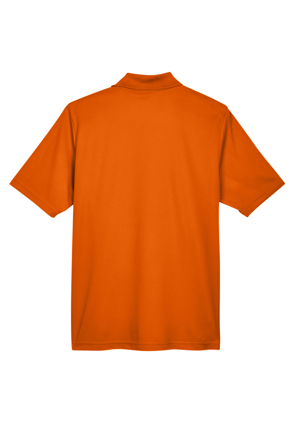 Core 365 88181/88181T Mens Origin Performance Moisture Wicking Short Sleeve Polo Shirt Campus Orange Flat Back