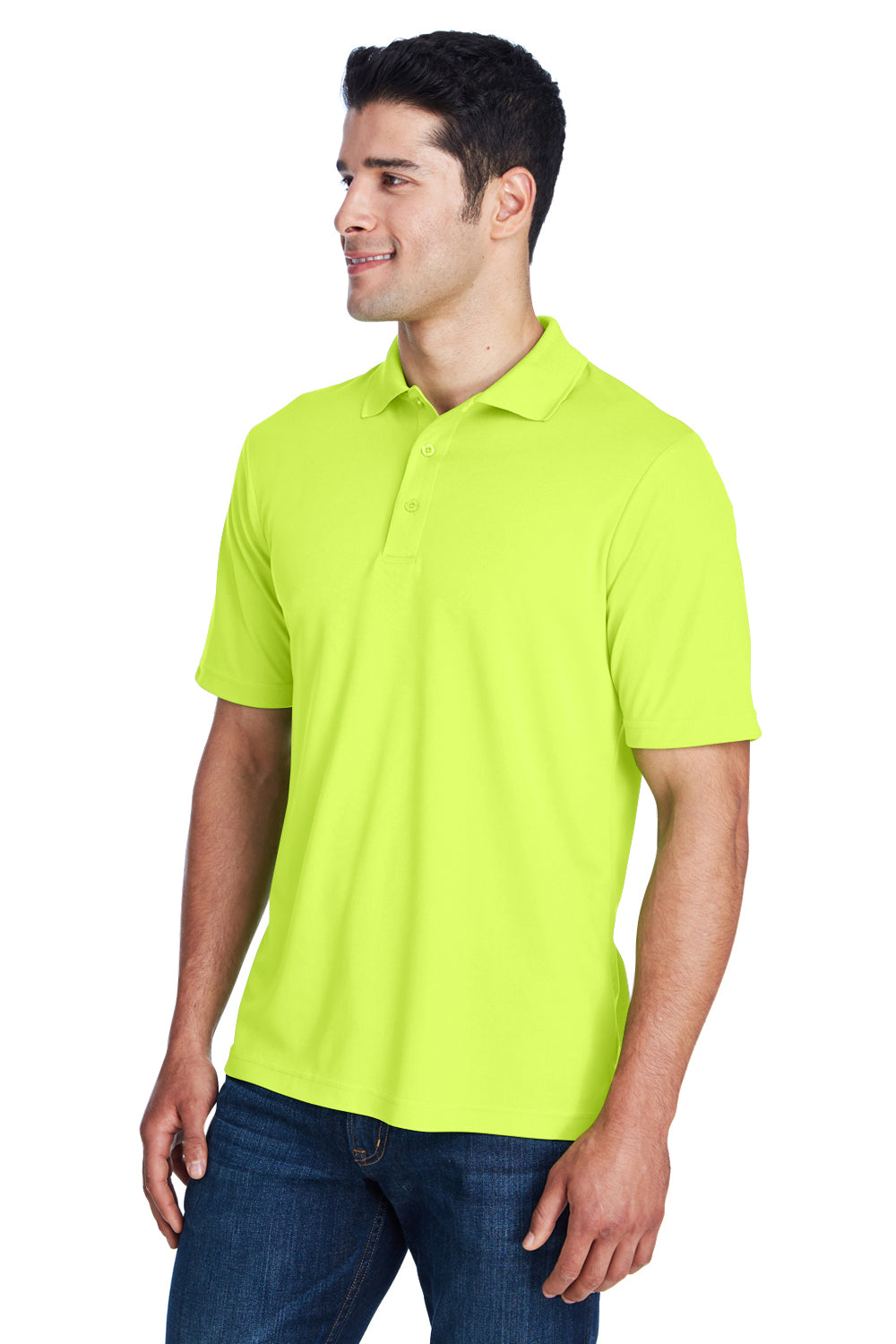 Core 365 88181/88181T Mens Origin Performance Moisture Wicking Short Sleeve Polo Shirt Safety Yellow Model 3q