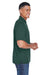 Core 365 88181P Mens Origin Performance Moisture Wicking Short Sleeve Polo Shirt w/ Pocket Forest Green Model Side
