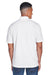 Core 365 88181P Mens Origin Performance Moisture Wicking Short Sleeve Polo Shirt w/ Pocket White Model Back