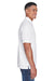 Core 365 88181P Mens Origin Performance Moisture Wicking Short Sleeve Polo Shirt w/ Pocket White Model Side