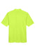 Core 365 88181P Mens Origin Performance Moisture Wicking Short Sleeve Polo Shirt w/ Pocket Safety Yellow Flat Back