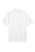 Core 365 88181P Mens Origin Performance Moisture Wicking Short Sleeve Polo Shirt w/ Pocket White Flat Back