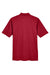 Core 365 88181P Mens Origin Performance Moisture Wicking Short Sleeve Polo Shirt w/ Pocket Classic Red Flat Back