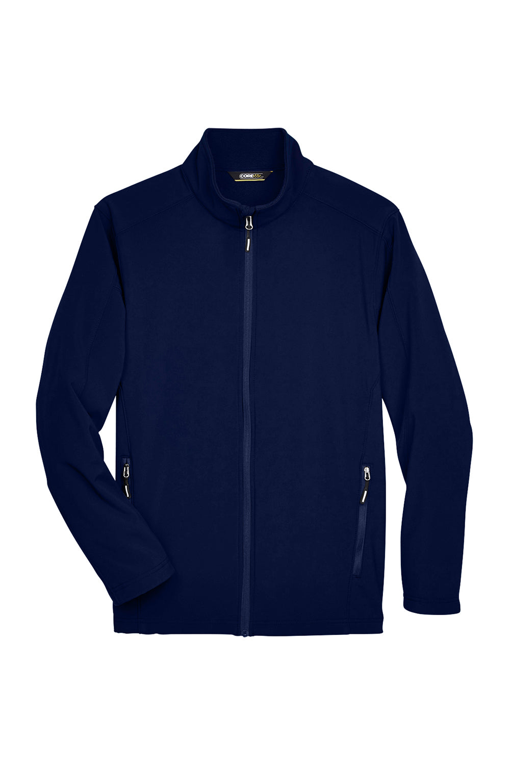 Core 365 88184/88184T Mens Cruise Water Resistant Full Zip Jacket Classic Navy Blue Flat Front