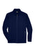 Core 365 88184/88184T Mens Cruise Water Resistant Full Zip Jacket Classic Navy Blue Flat Front