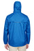 Core 365 88185 Mens Climate Waterproof Full Zip Hooded Jacket True Royal Blue Model Back