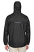 Core 365 88185 Mens Climate Waterproof Full Zip Hooded Jacket Black Model Back