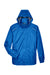 Core 365 88185 Mens Climate Waterproof Full Zip Hooded Jacket True Royal Blue Flat Front