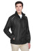 Core 365 88185 Mens Climate Waterproof Full Zip Hooded Jacket Black Model 3q