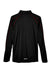 North End 88187 Mens Radar Performance Moisture Wicking 1/4 Zip Sweatshirt Black/Classic Red Flat Back
