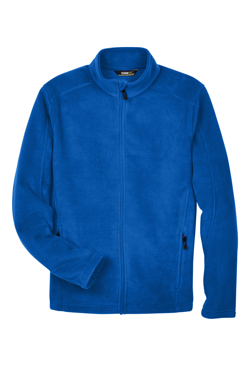 Core 365 88190/88190T Mens Journey Pill Resistant Fleece Full Zip Jacket True Royal Blue Flat Front