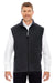 Core 365 88191/88191T Mens Journey Pill Resistant Fleece Full Zip Vest Heather Charcoal Grey Model Front