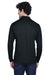 Core 365 88192/88192T Mens Pinnacle Performance Moisture Wicking Long Sleeve Polo Shirt Black Model Back