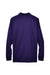 Core 365 88192/88192T Mens Pinnacle Performance Moisture Wicking Long Sleeve Polo Shirt Campus Purple Flat Back