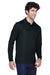 Core 365 88192/88192T Mens Pinnacle Performance Moisture Wicking Long Sleeve Polo Shirt Black Model 3q