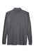 Core 365 88192P Mens Pinnacle Performance Moisture Wicking Long Sleeve Polo Shirt w/ Pocket Carbon Grey Flat Back