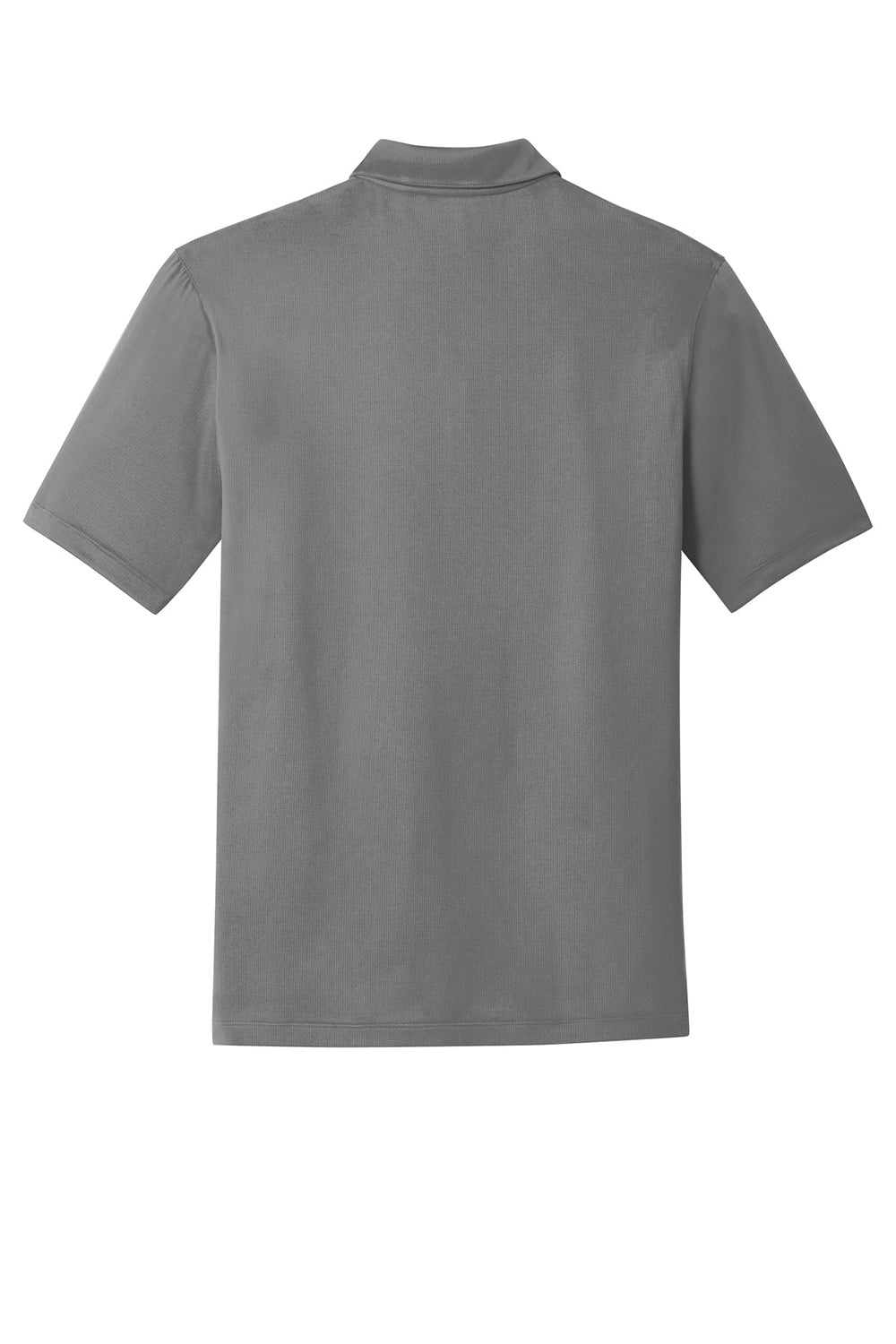 Nike 883681 Mens Legacy Dri-Fit Moisture Wicking Short Sleeve Polo Shirt Dark Grey Flat Back
