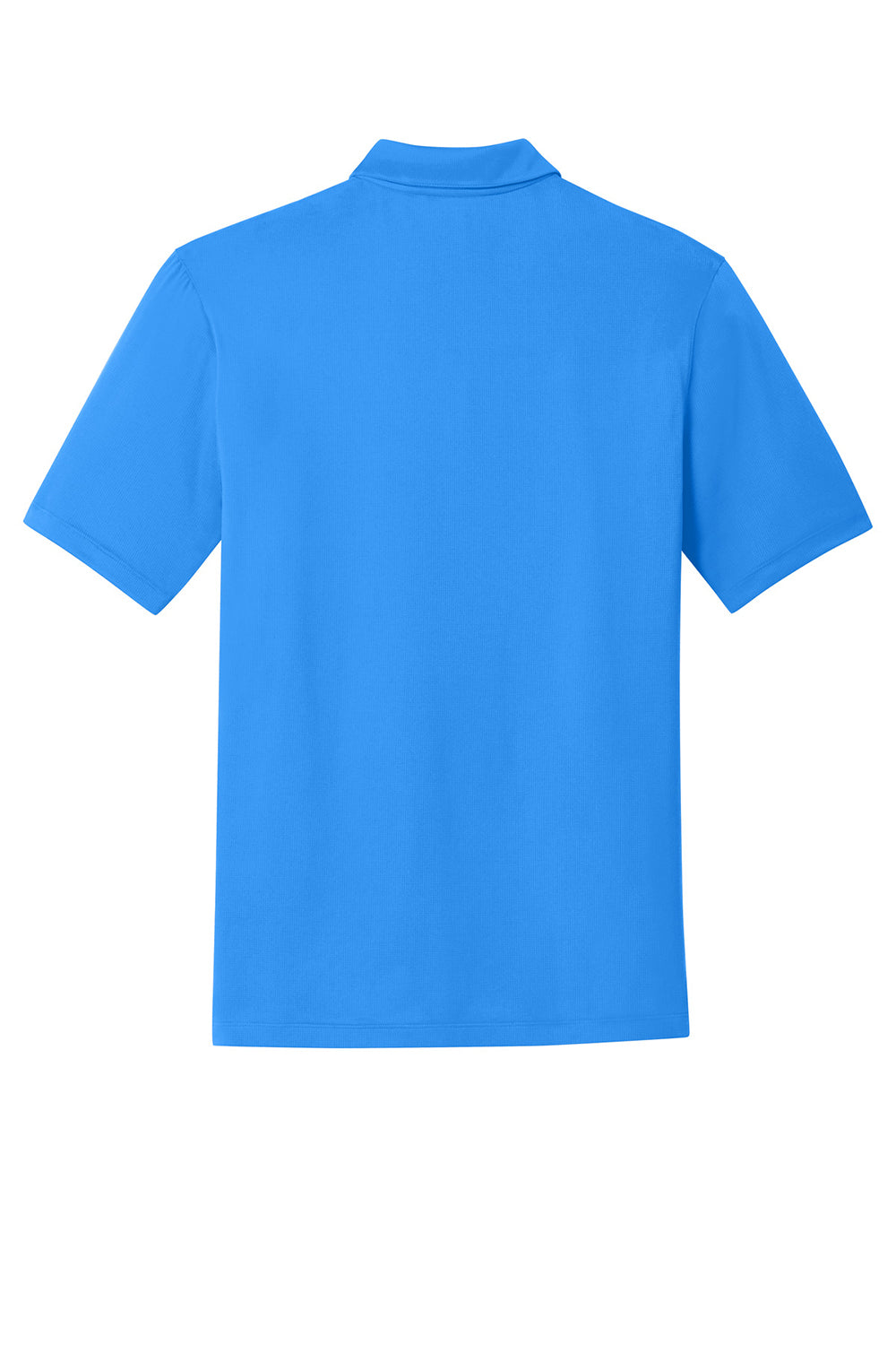 Nike 883681 Mens Legacy Dri-Fit Moisture Wicking Short Sleeve Polo Shirt Photo Blue Flat Back