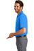 Nike 883681 Mens Legacy Dri-Fit Moisture Wicking Short Sleeve Polo Shirt Photo Blue Model Side